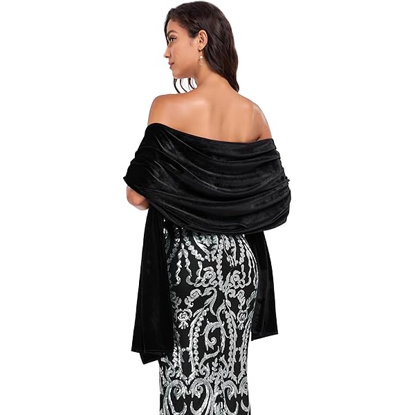amazon velvet shawl