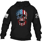 Grunt Style American Reaper Skull Hoodie