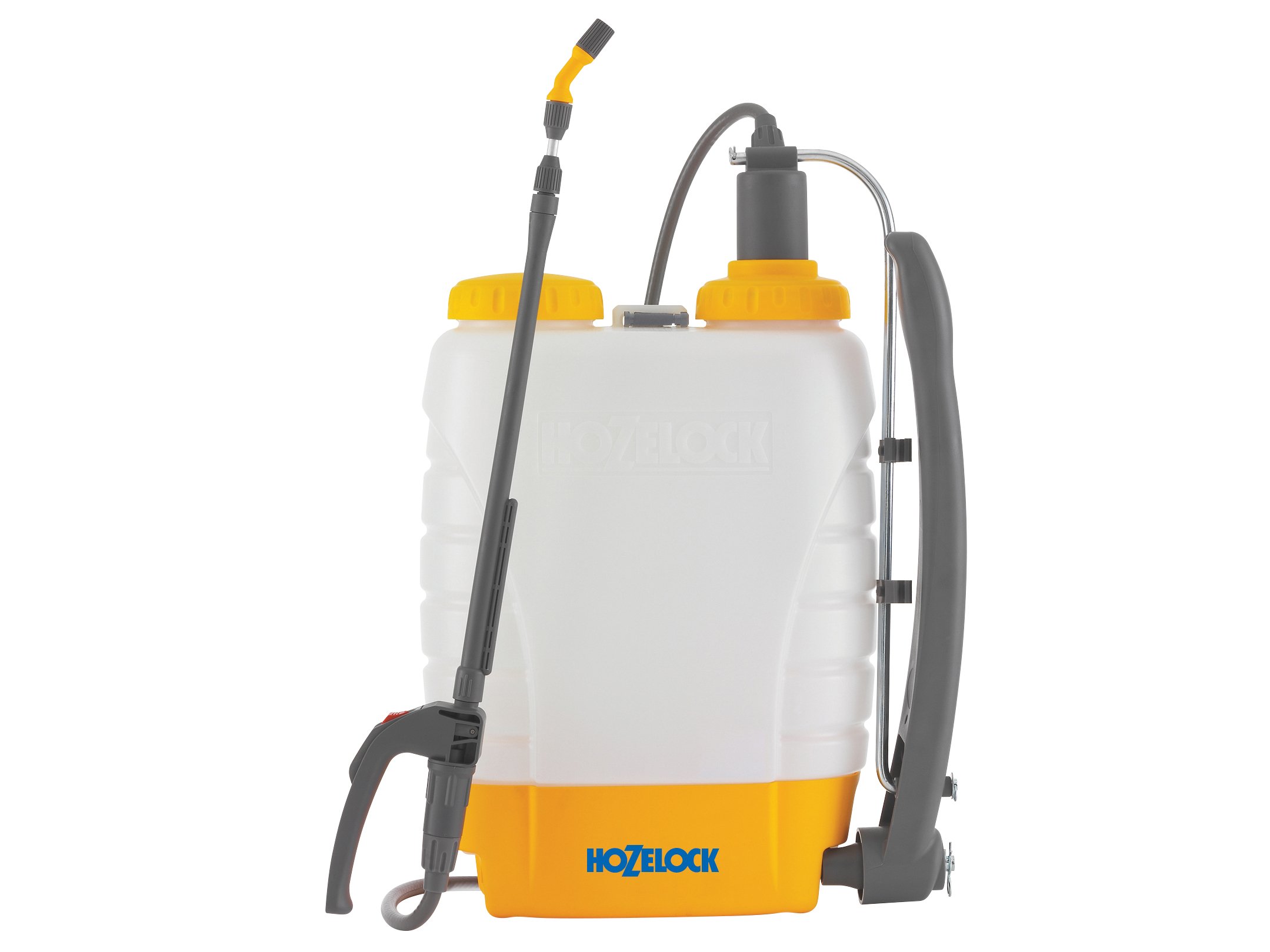 Hozelock 4716A0000 16L Pressure Sprayer Plus (max fill* 14L), Yellow