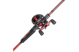 Ugly Stik Carbon Low Profile Baitcast Reel and Fishing Rod Combo