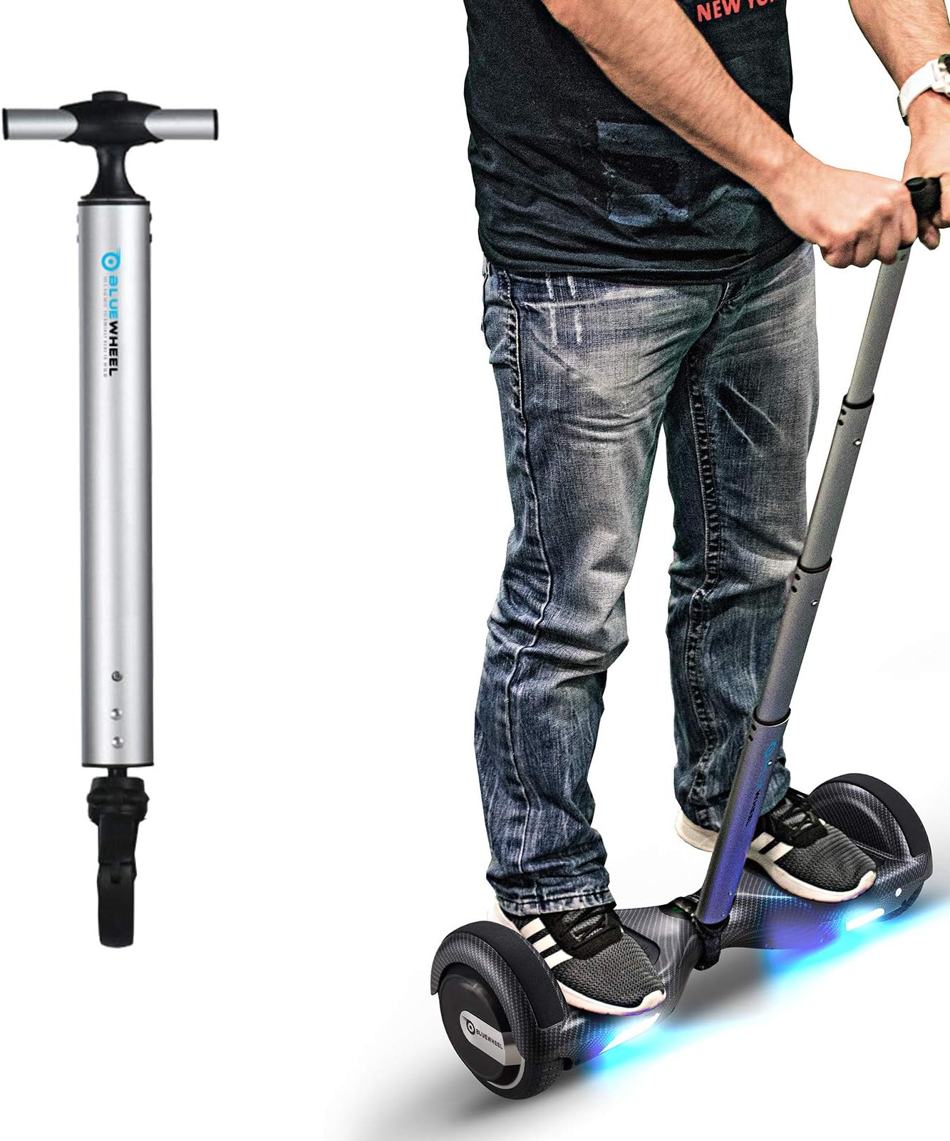 Bluewheel H60 Handlebar for Self Balancing scooters - 38 to 90 cm Aluminium Scooter Handlebar - Balance Bar Safe and Optimal for Beginners, Roller Handle for E-Scooter, Handle for Self Balancing Board