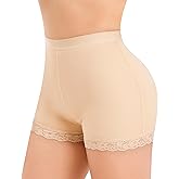 AOSBOEI Boyshort Underwear for Women Butt lifting Shapewear Tummy Control Panties Lace Under Slip Shorts for Dress