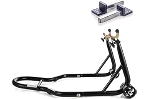 LC Race Tech Heavy Duty Motorcycle Rear Wheel Swingarm Lift Universal Sport Bike Spool Paddock Stands U+L KIT Compatible with Yamaha, Honda, Kawasaki, Suzuki, Ducati, BMW, Triumph, MV AGUSTA