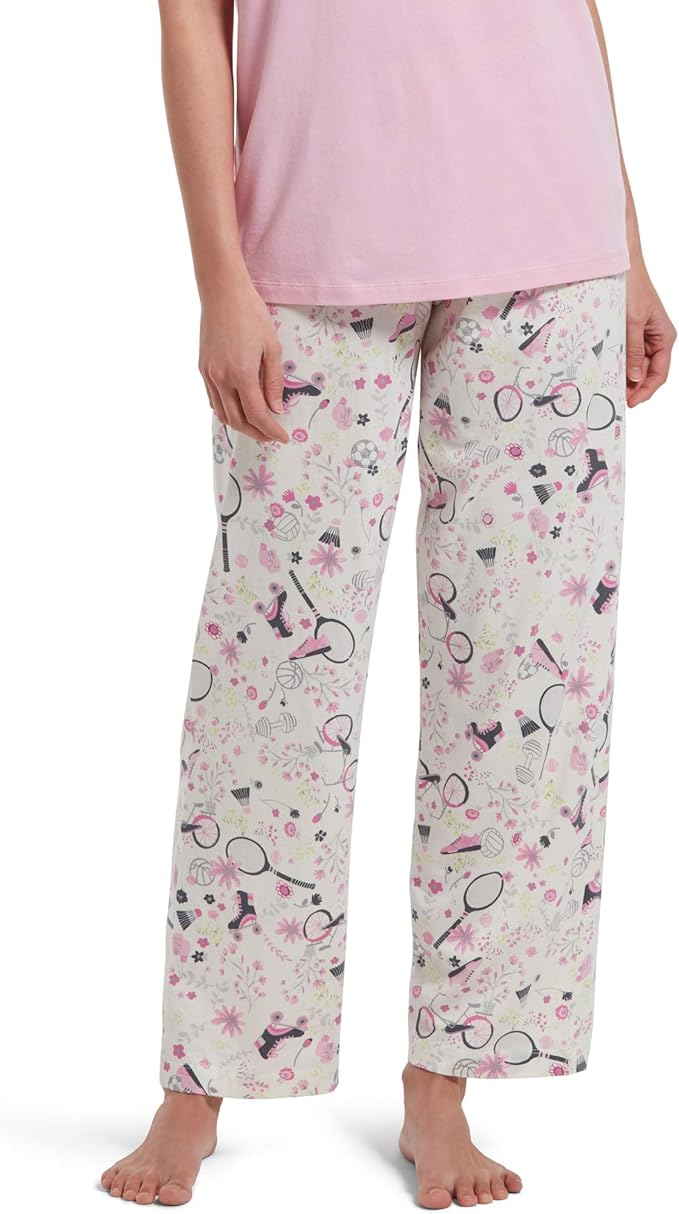 Hue Womens Printed Knit Long Pajama Sleep Pant Amazon.ca Clothing