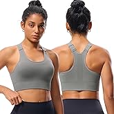 Sports Bras for Women, High Impact Workout Running Yoga Bras, Supportive & Adjustable Padded Gym Bras for Large Bust