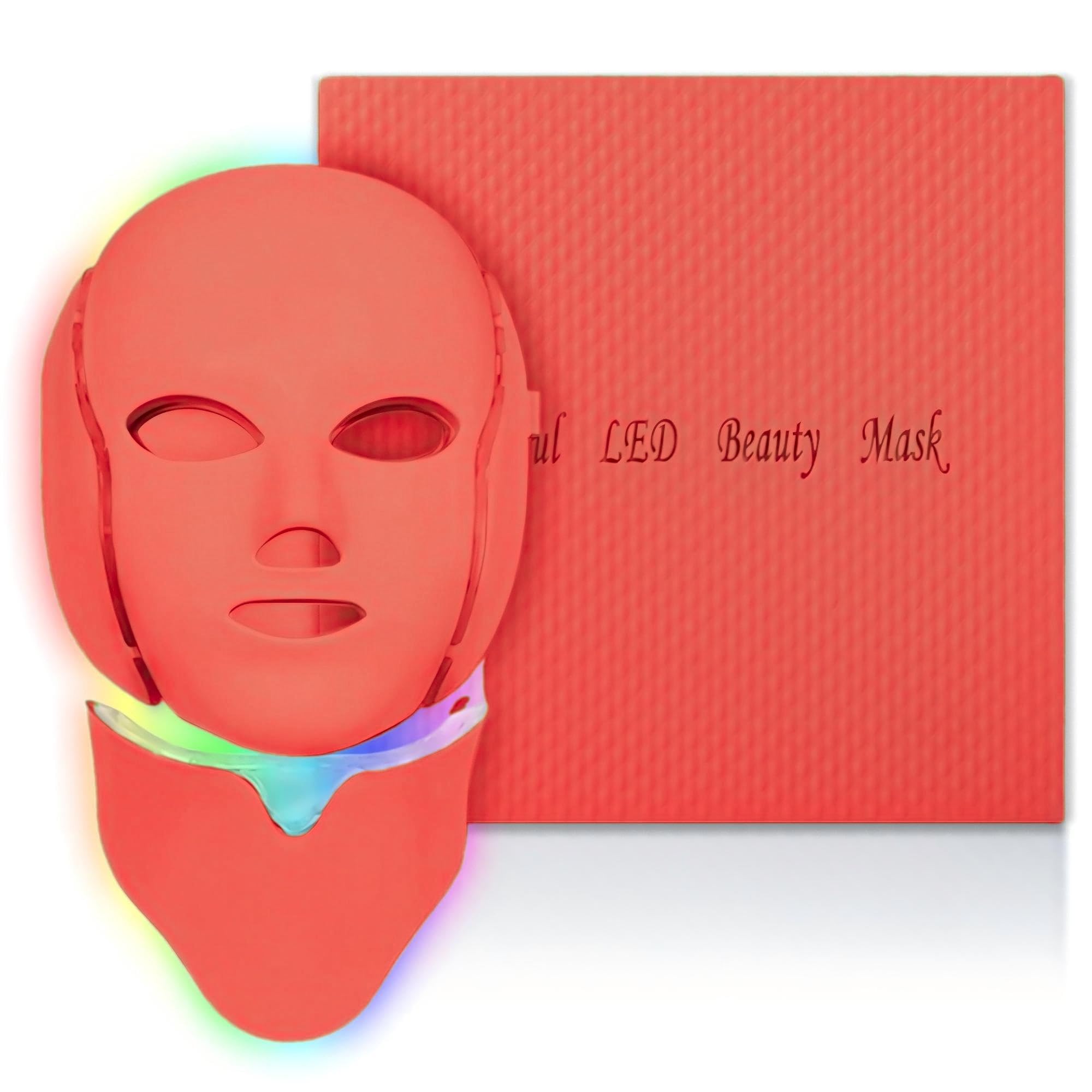 Photo 1 of SDKWDH Red Light Therapy for face, 7 Colors LED Face Mask Light Therapy, Led Face Mask Light Therapy At Home, Red
