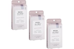 VOESH NEW YORK VOESH Pedi in a Box 4 Step Jasmine Soothe - 3 Pack, Home Pedicure Kit, Pedicure Supplies, Pedi Kit, DIY Pedi, Foot Treatment, Spa Pedicure, Foot Spa