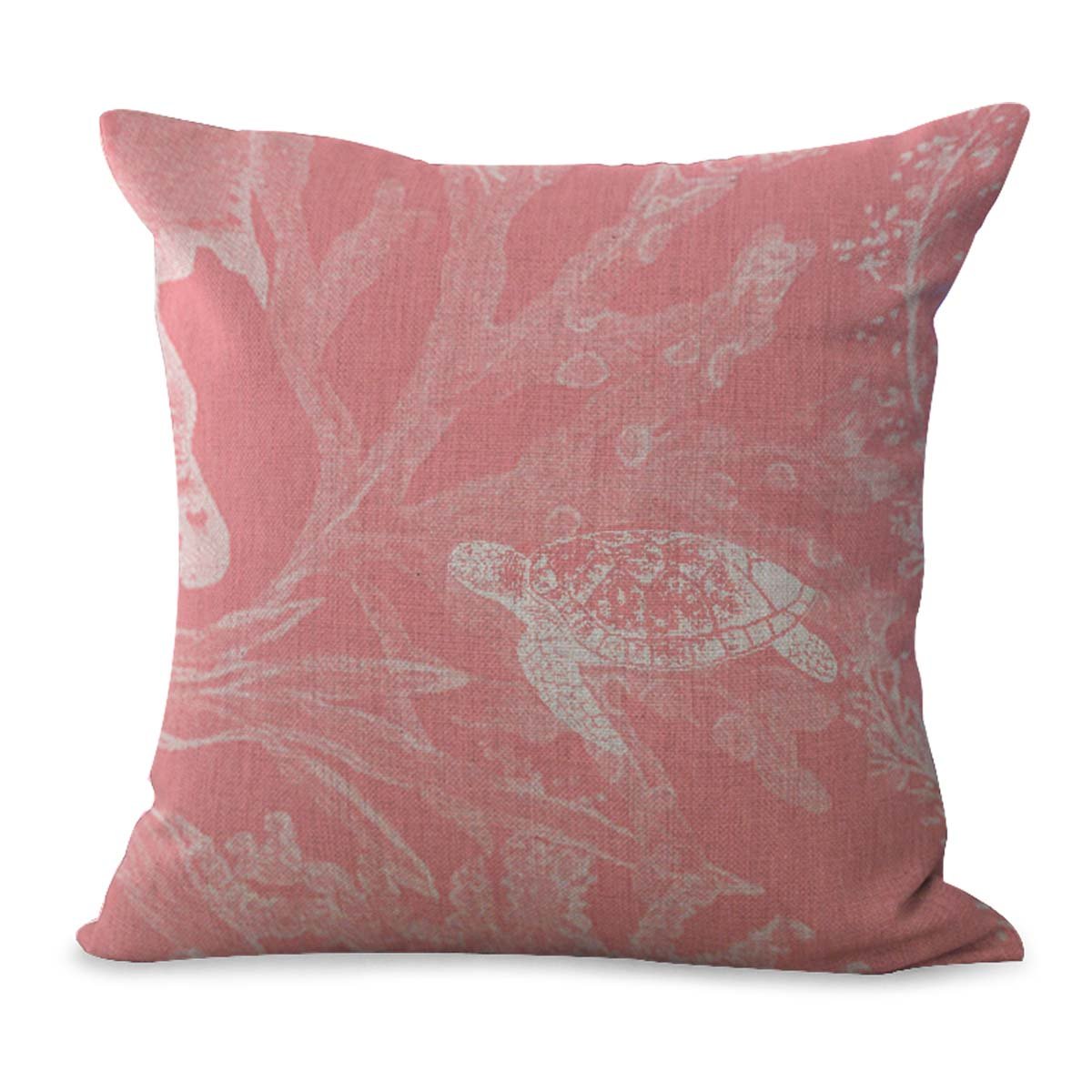 Amazon Com Beach Costal Seaside Ocean Sea Life Turtle Cushion