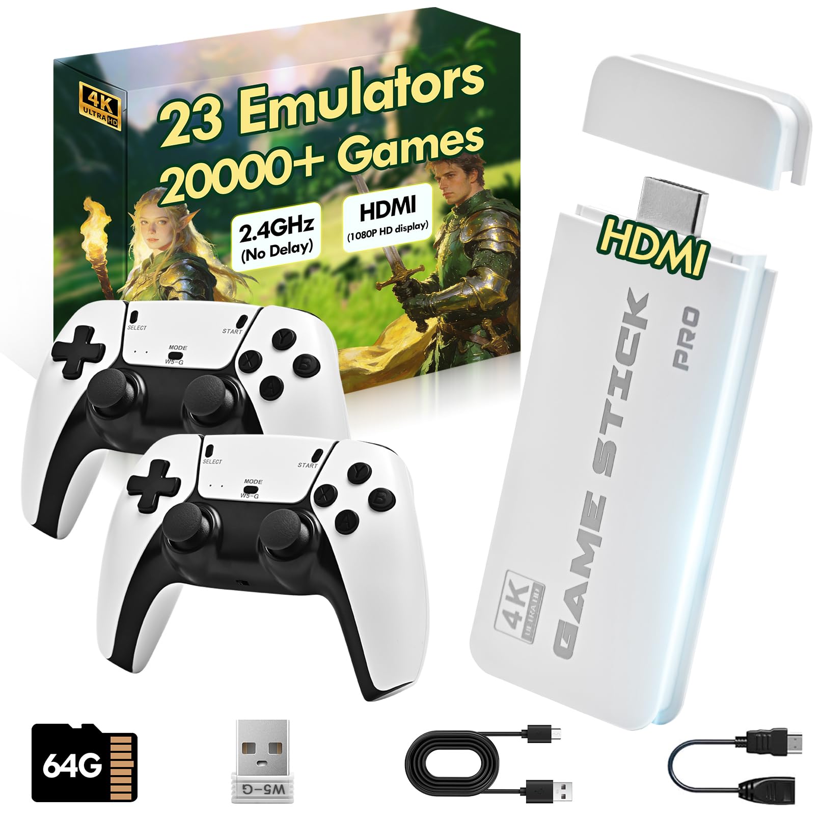 2026 Game Stick Plug and Play for TV/PC/Monitor