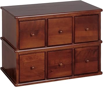 Amazon Com Leslie Dame Solid Oak Apothecary Style Multimedia