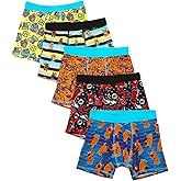 Bioworld Scooby Doo Classic Cartoon Characters Boys Underwear 5pk Boxer Briefs Set