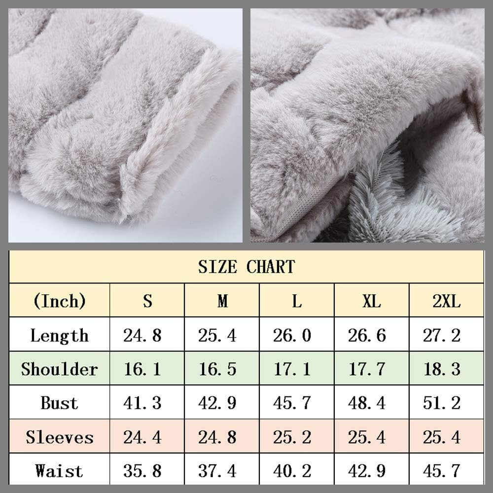 Bellivera Women's Faux Shearling Shaggy Coat，Fashion Long Sleeve Zip Up Jacket Hooded for Spring Fall and Winter: Clothing