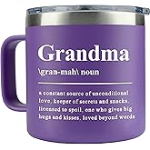 WECACYD Grandma Gifts - 14oz Grandma Coffee Mug - Gift For Grandmother - Gifts For Grandmother From Granddaughter, Grandson, Grandkids for Birthday, Mothers Day, Christmas