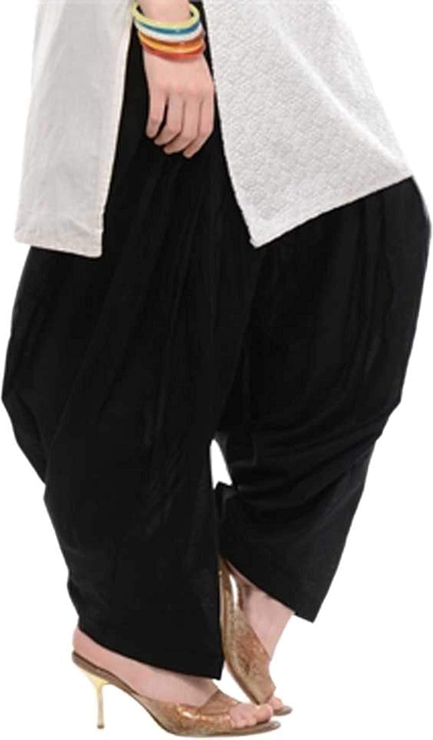 yugvaastra women's full cotton patiala salwar (free size)