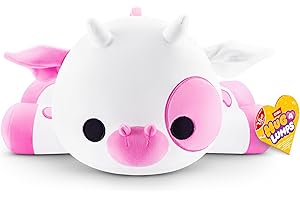 Hug-A-Lumps Cow Clover by ZURU, Medium, 3.3 lbs, Cuddly Squishy Weighted Plush, Sleeping Pillow Plush, Stuffed Animal (Cow)