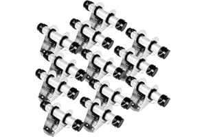 CABTHERLYN Trailer Document Holder Waterproof Registration Card Box with End Caps for Truck Trailers Body Auto Vehicle Tractor Insurance Aluminum 1-5/8" x 9-7/16" Tube Style (12 Pack)