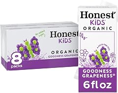 Honest Kids, Goodness Grapeness, 6 Fl Oz (Pack of 8)