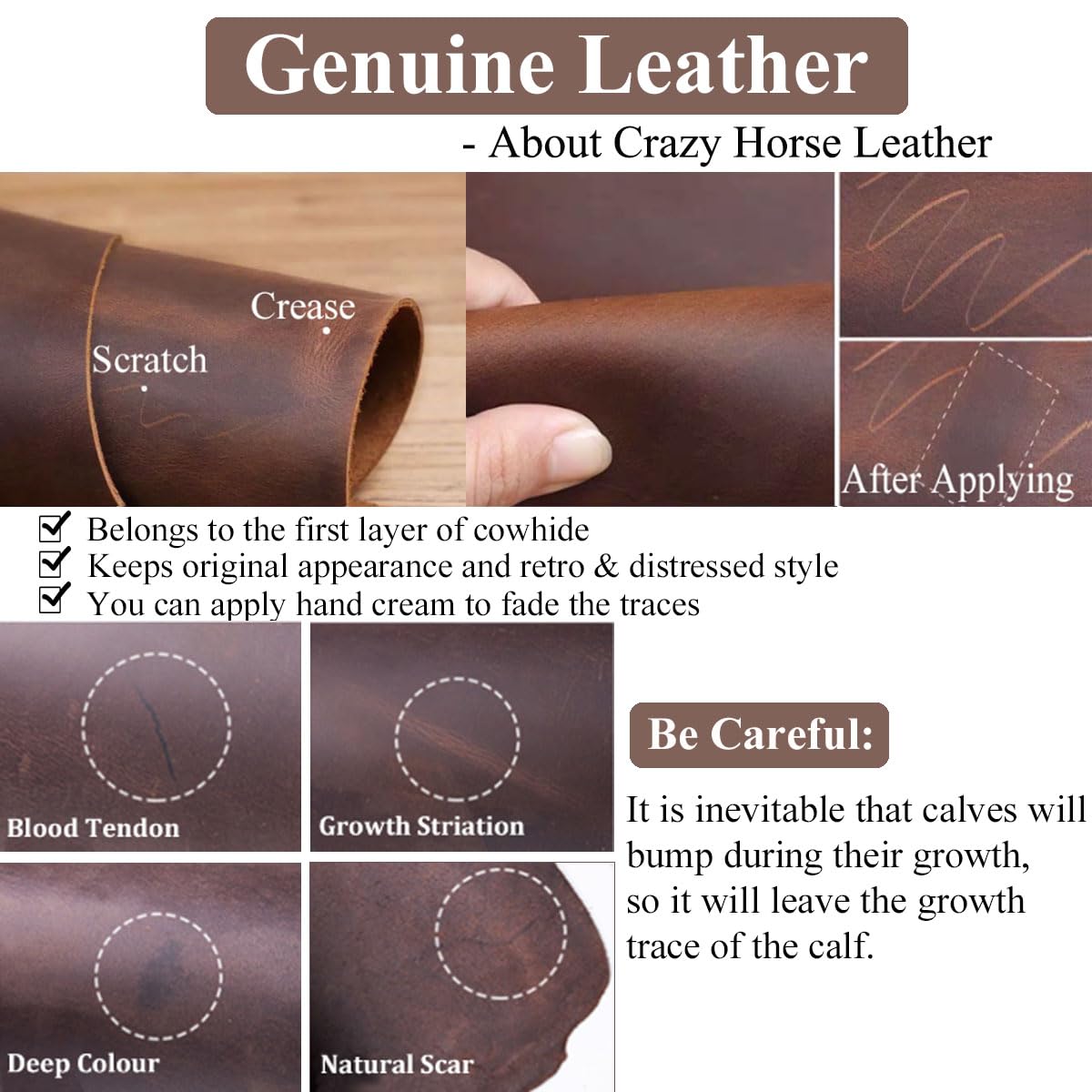 Acidea Genuine Leather Watch Roll Case - Travel Case for 3 Watches, Men's Accessories