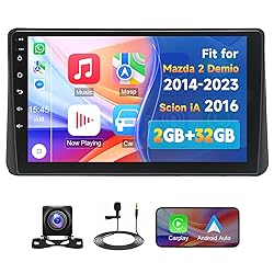 Slakerbe Android 13 Car Stereo for Mazda 2 Demio