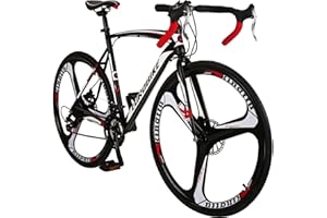 Road Bike,700C Wheels Mens Road Bike,21 Speed Disc Brake Bicycle, 54cm/Medium Frame Bikes for Adult Men or Women