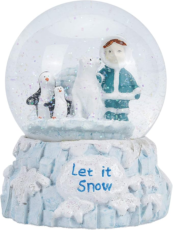 APELPES Christmas Snow Globes,New Year's Snowglobes Gift