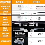 AZEAM Acrylic Riser 4 Tier Display Stand Clear Shelves 30x28x20cm (2 Pack) view 3