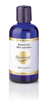 Neumond ätherisches Öl, Alkohol bio 96 Prozent extrafein, 100 ml, 1er Pack (1 x 100 ml)