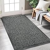 SAFRI Grey Barrier Mat Heavy Duty Indoor Outdoor Dirt Trapper 60x120cm view 2