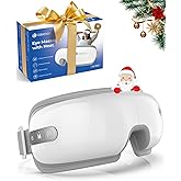 CooCoCo Eye Massager with Heat, Relaxation Birthday Gifts for Mom Dad Women Men Her Him, Heated Eye Mask for Migraine & Headache Relief, Dry Eyes, Improved Sleep