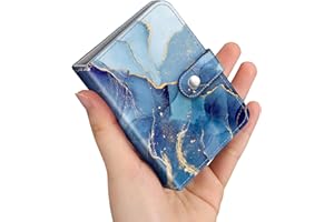 Fintie Mini Photos Album Book for 2x3 Inch Films - 52 Pockets Small Albums for Fujifilm Instax Mini Instant Camera/Polaroid Hi-Print Pictures, Kpop Photocard Holder Binder, Ocean Marble