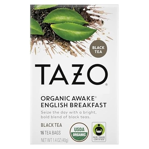 TAZO ORGANIC AWAKE ENGLISH BREAKFAST BLACK TEA, BLACK...