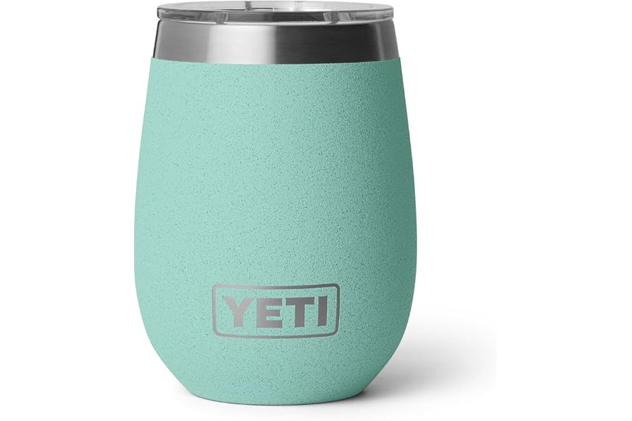 YETI Rambler 10 oz Wine Ceramic Lined Tumbler, Sea Stone