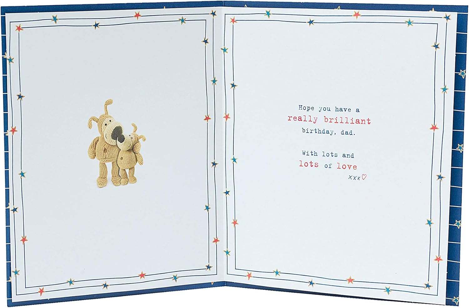 Boofle Dad Birthday Card from Daughter,White,159mm x 184mm - Image 3