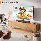 Perlegear Universal Swivel TV Stand 26-60 inch, Height Adjustable, 400x400 VESA view 7