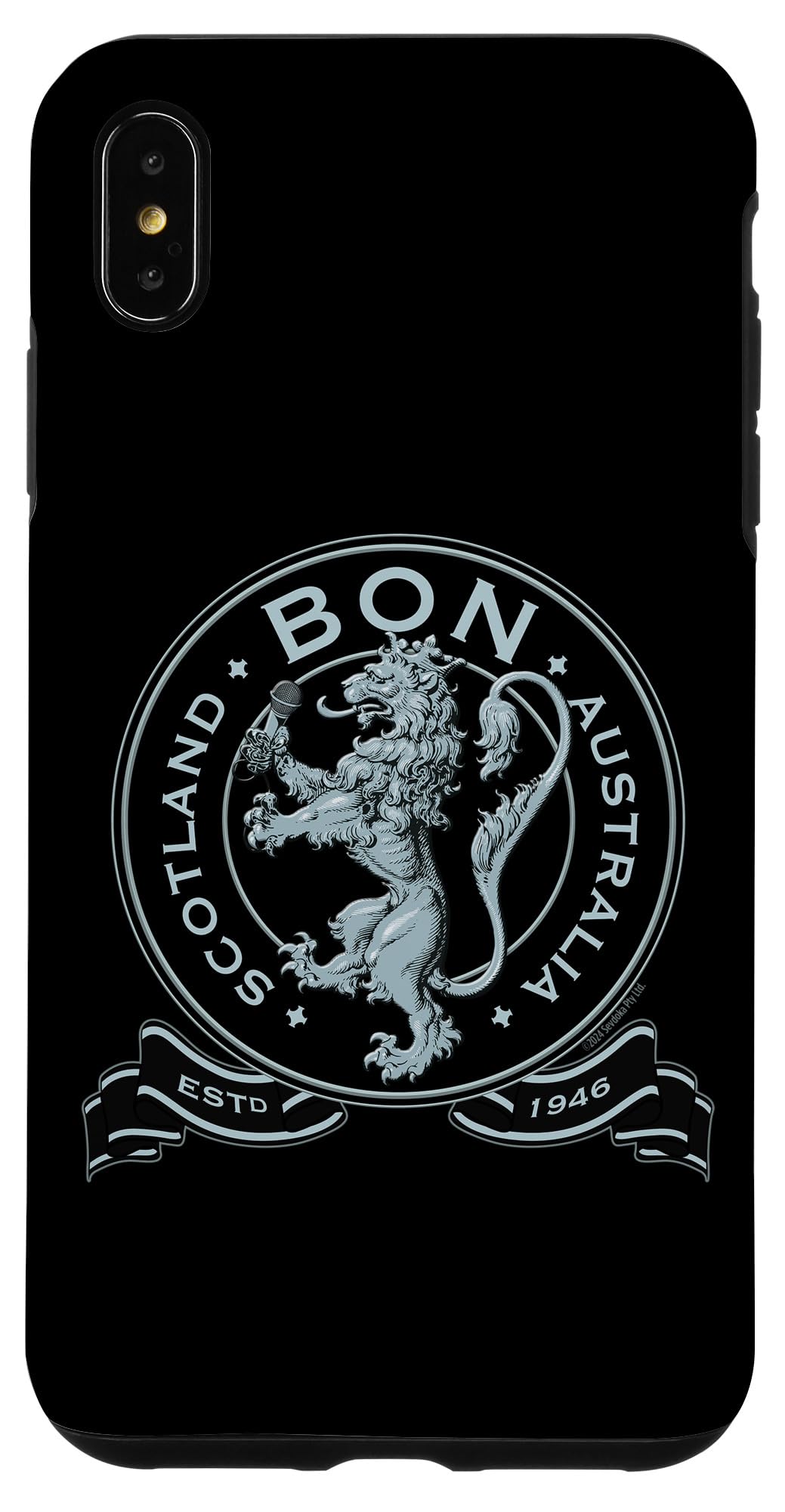 Bon Scott Est 1946 Scotland Australia Case for iPhone XS Max