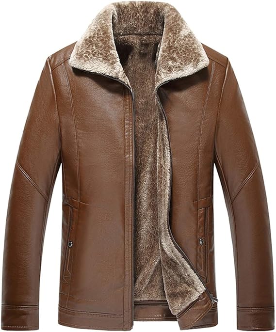 Amazon Yffushi レザージャケット メンズ ライダースジャケット 本革 ビジネス 大きいサイズ 裏ボア コート ジャケット 通販