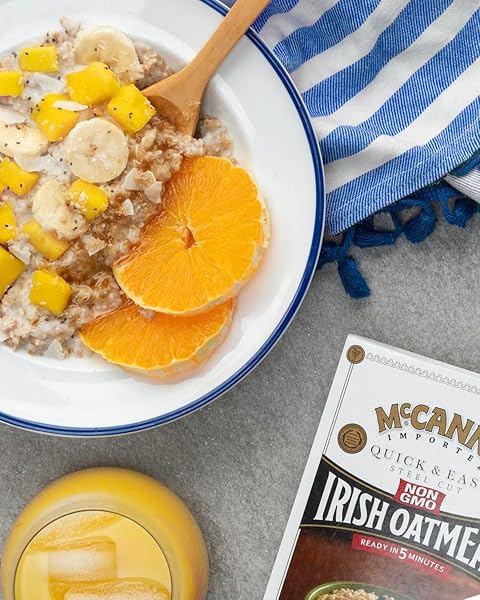 MCCANN’S IRISH OATMEAL, QUICK & EASY STEEL CUT OATS, 16 OUNCE