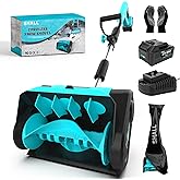 SHALL Brushless Cordless Snow Shovel, 21V|12 Inch|4AH Cordless Snow Blower, Battery Powered Electric Snow Removal with Dust B