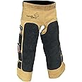 Equinez Tools Professional Leather Farrier Apron Premium Heavy-Duty Horseshoeing Apron with Thick Split Leather, Double Layered Thigh Protection, Knife Holders, Adjustable Waist & Leg Straps