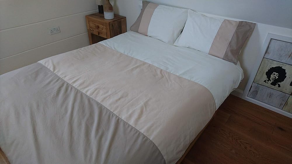 King Size Duvet Cover Fully Opening with Zip on Three Sides, Two