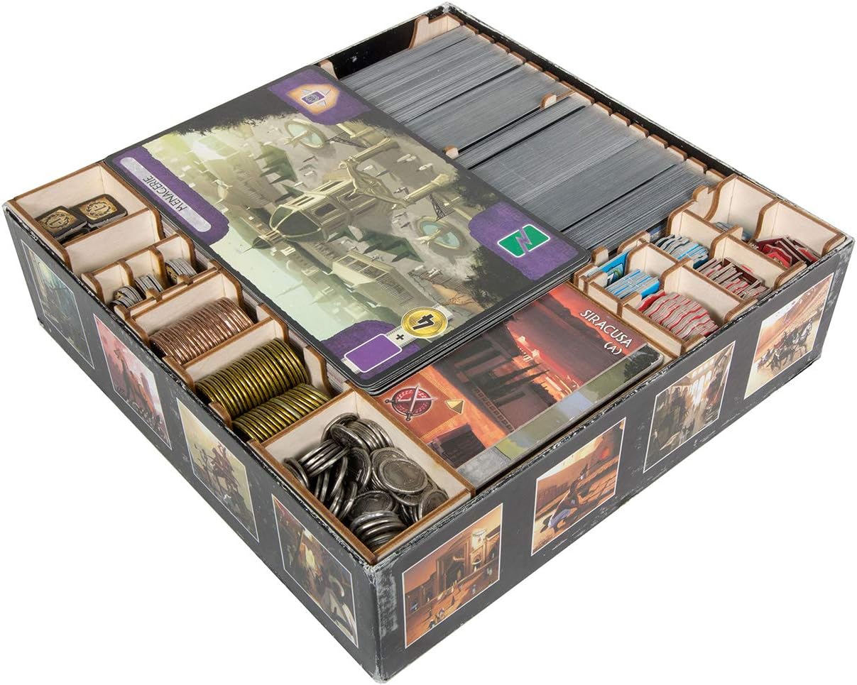 The Broken Token Wondrous Fleet Organizer, Natural, 275mm x 275mm x 77.5mm - Image 3