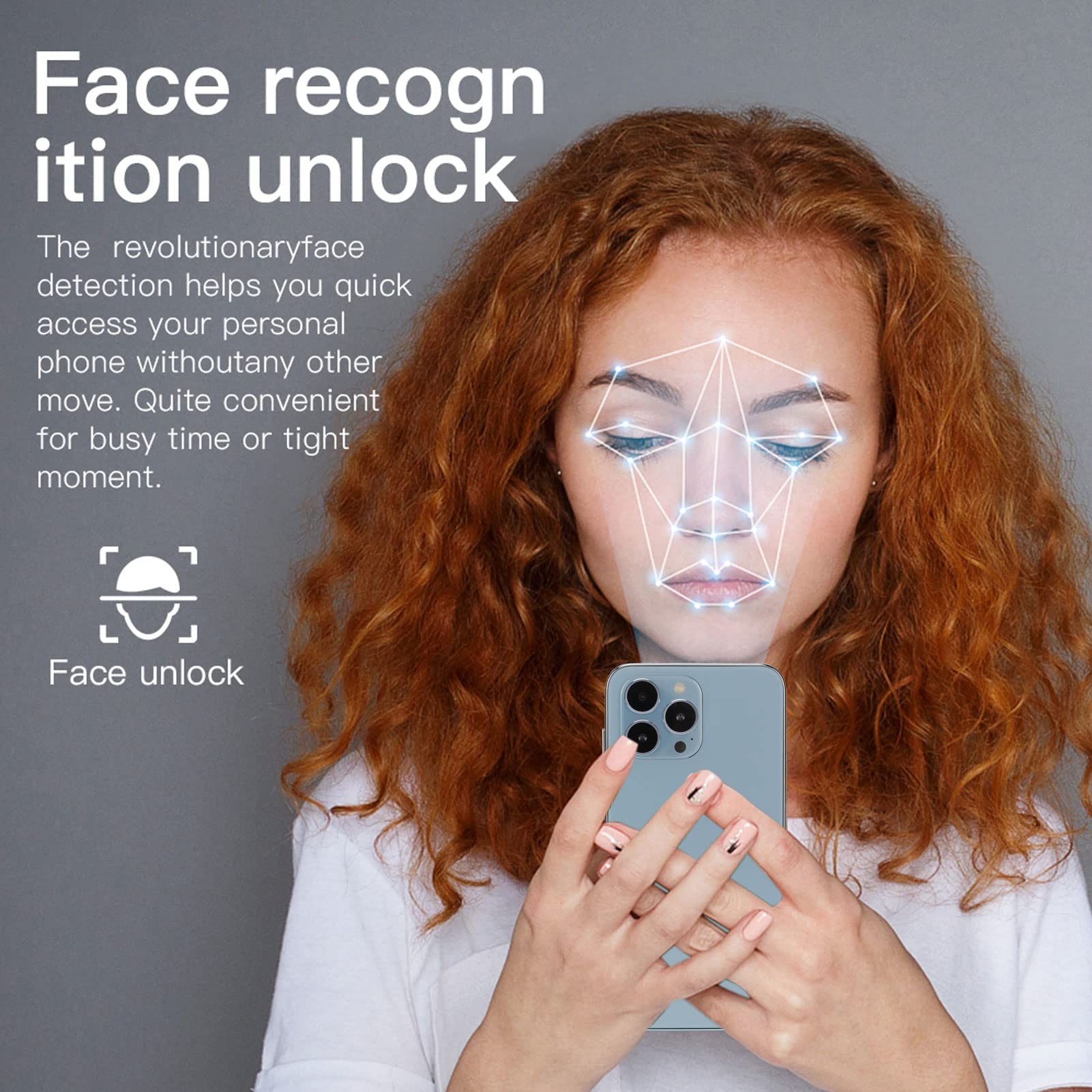 Acogedor Acogedorbsm0ufxht1 Unlocked Smartphone, I14pro Max Phone for Android11, 6.1 inch 4GB RAM 32GB ROM, 16MP 8MP Dual Camera, 6800mAh Battery, Face Recognition, 2G 5G Dual WiFi, Bluetooth 5.0