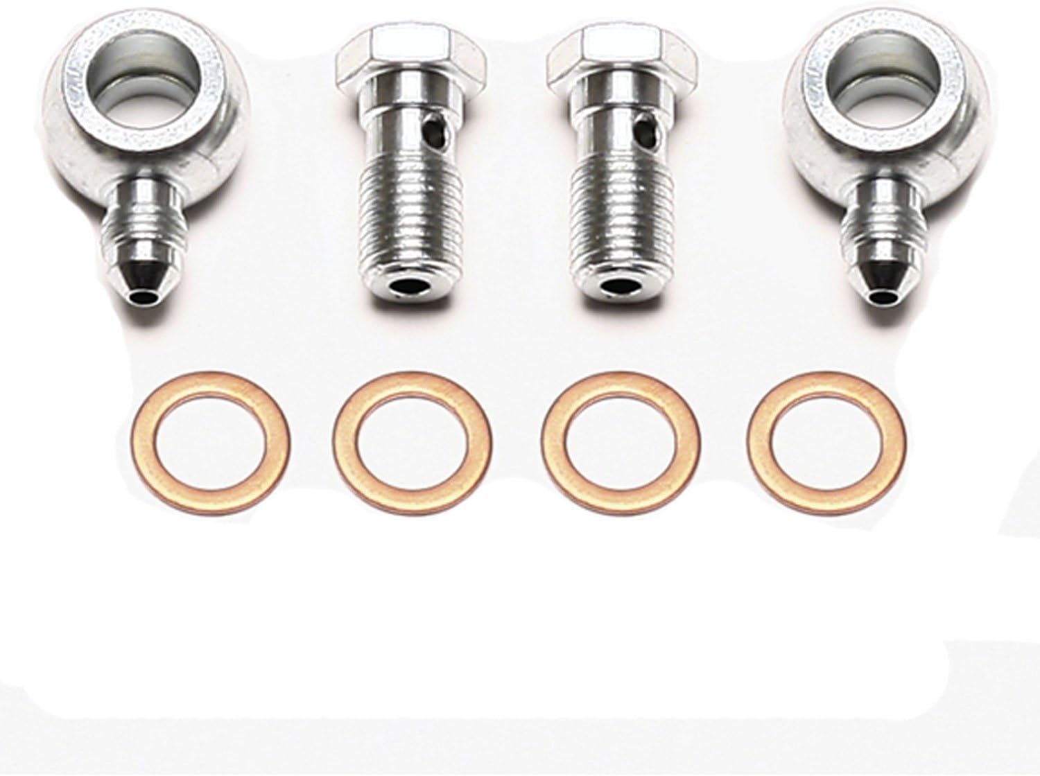 Banjo Fitting Kit, 3 male to 7/16, Banjo Bolts & Crush