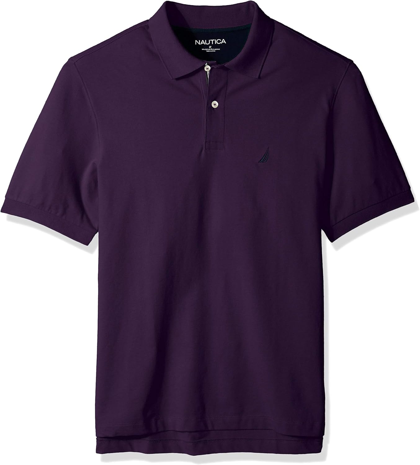 Nautica Men's Big & Tall Short Sleeve Solid Deck Polo Shirt at  Men’s Clothing store