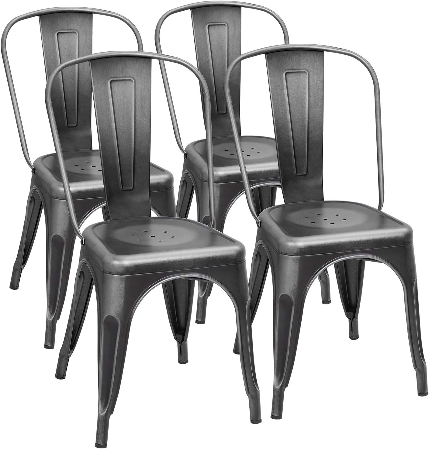 Best Furmax Metal Dining Chair 2