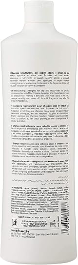 Fanola Nutri Care Restructuring Shampoo 1000ml Damaged Hair Repair view 2
