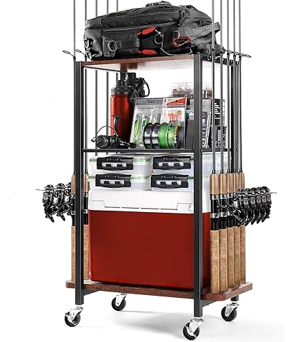 Fishing Pole Holder VEVOR Fishing Rod Holder For 15-Rods, Mobile