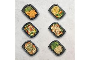 Clean Eatz Mediterranean Meal Plan Kit, Prepared Frozen Meals, Portion & Calorie-Controlled Entree Pack, Low Calorie, Nutrients Dense, Pack of 6 Prepared Meals, Single Serving, Lunch, Dinner