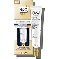 RoC Retinol Correxion Deep Wrinkle Daily Face Moisturizer with Sunscreen SPF 30, Skin Care Treatment for Fine Lines, Dark Spo