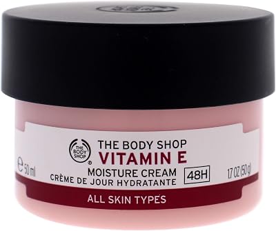 The Body Shop Vitamin E Moisture Cream 50ml Hydrating Face Moisturiser Gentle